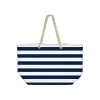 Best Sale Beach Bag Striped Pattern Handbags