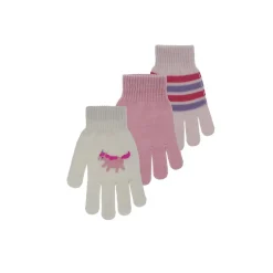 Sale Densley & Co | 3 Pairs Of Gloves 4-6X Girls Accessories