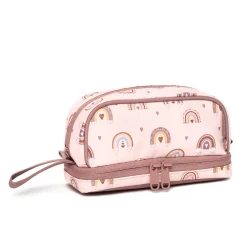 Clearance Execo | Ranbow 2 Compartments Pencil Case Backpacks