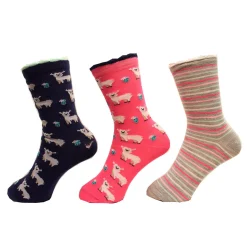 Shop Point Zero 3 Pairs Of Socks For Kids Size 5-8 Girls Accessories