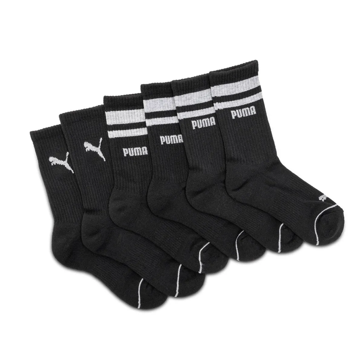 Hot Puma | 6 Pairs Of Socks For Kids Size 7-8.5 Boys Accessories